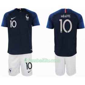Günstige Fußballtrikots Frankreich MBAPPE 10 2 star Kinder Heimtrikot WM 2018